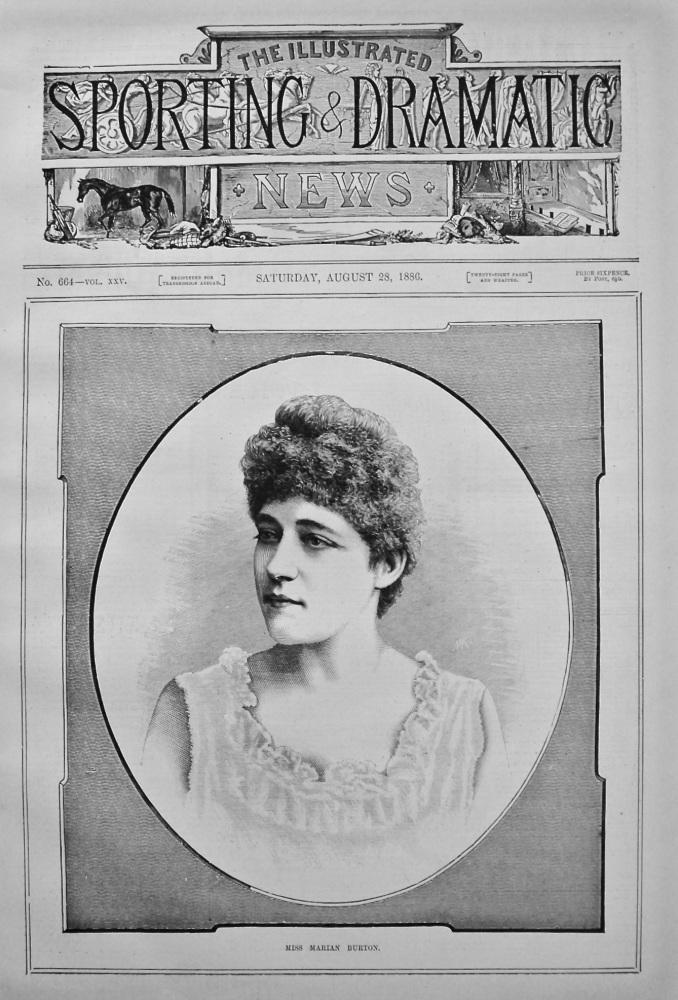 Miss Marian Burton. 1886