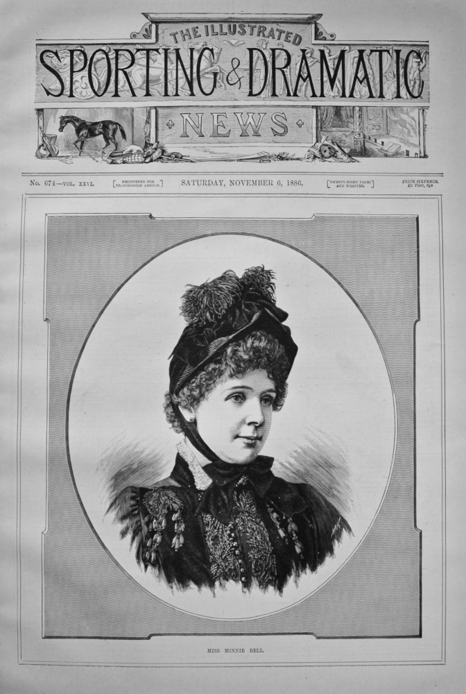 Miss Minnie Bell. 1886.