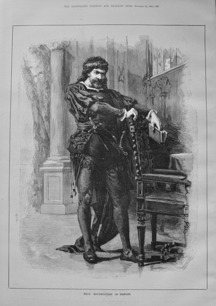 Mons. Mounet-Sulley as Hamlet. 1886