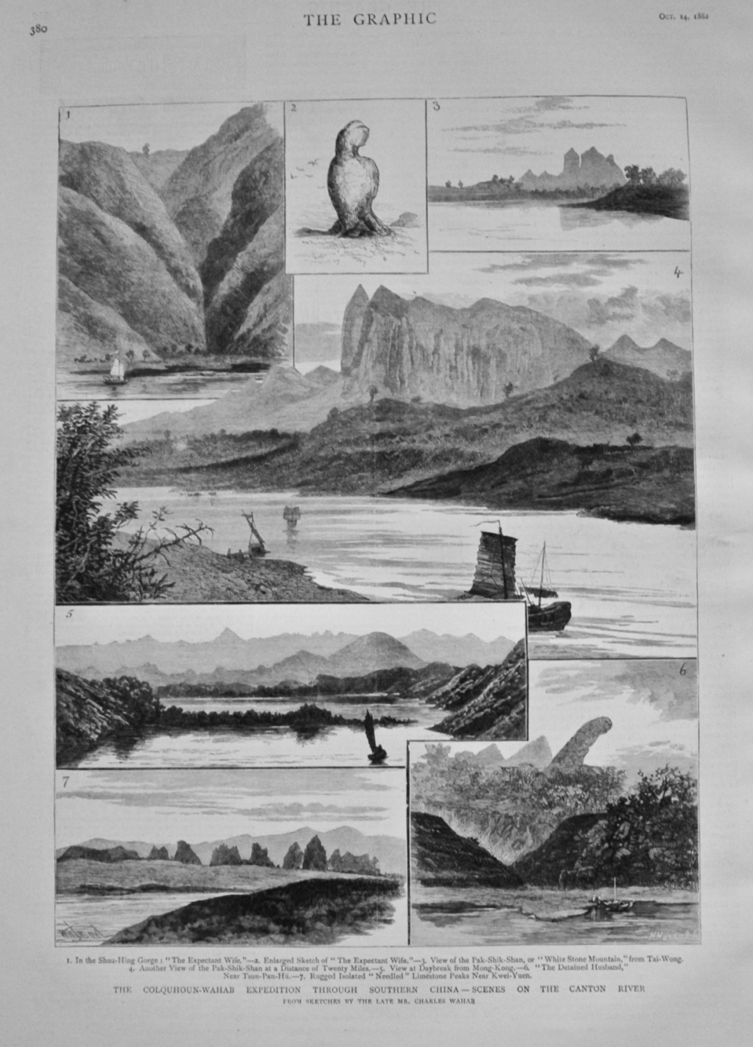 The Colquhoun-Wahab  Expedition Through Southern China - Scenes on the Cant