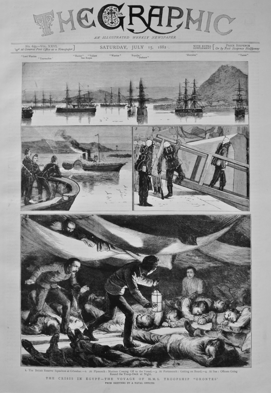 The Crisis in Egypt - The Voyage of H.M.S. Troopship 