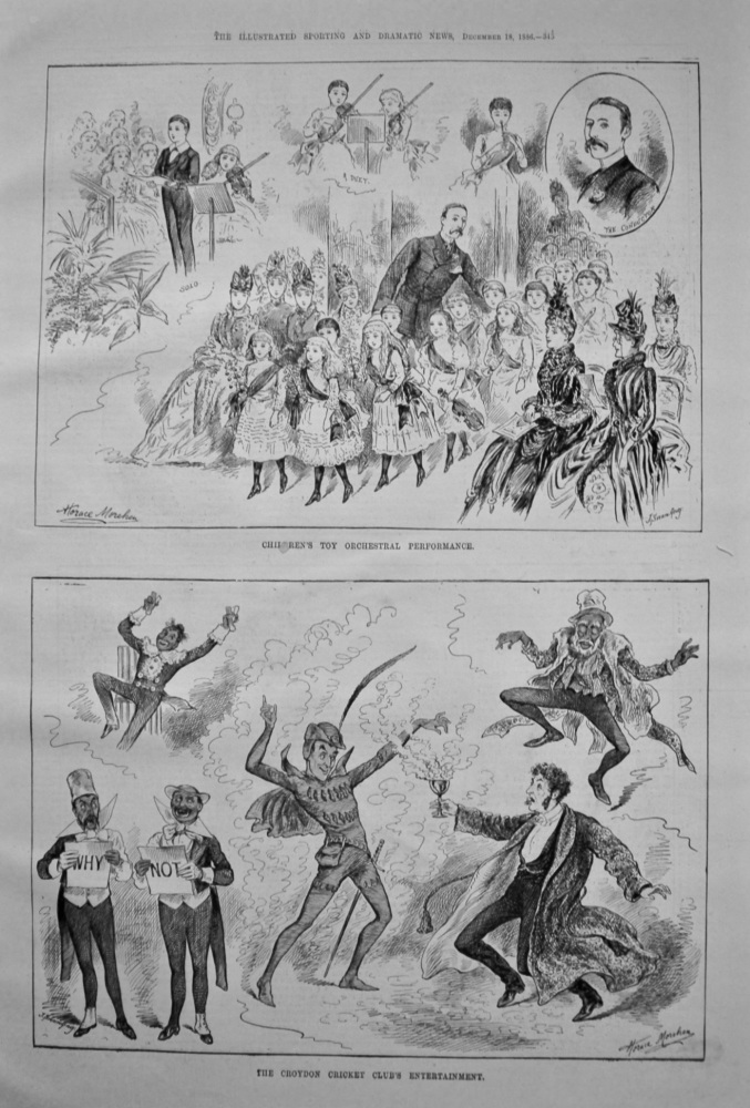 The Croydon Cricket Club's Entertainment. 1886
