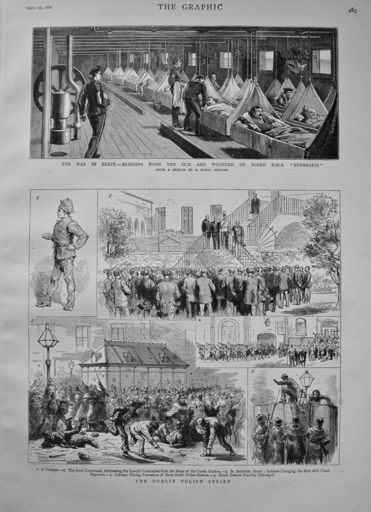 The Dublin Police Strike. 1882