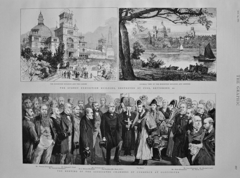The Meeting of the Associated Chambers of Commerce at Gloucester. 1882