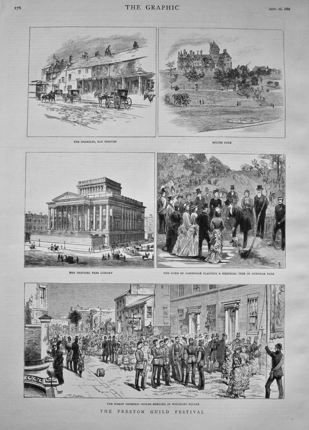 The Preston Guild Festival. 1882