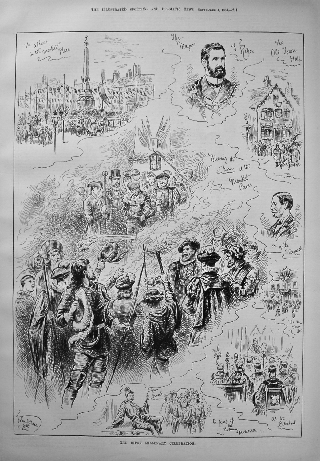 The Ripon Millenary Celebration. 1886.