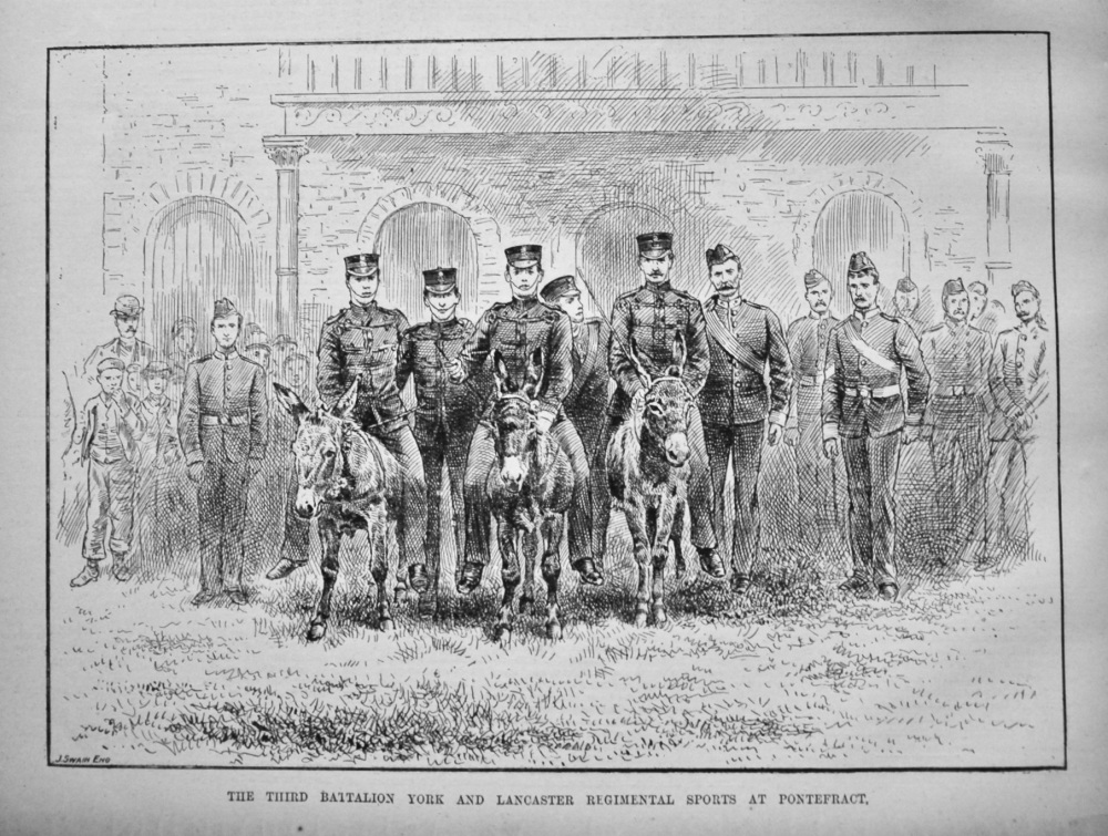 The Third Battalion York and Lancaster Regimental Sports at Pontefract. 1886