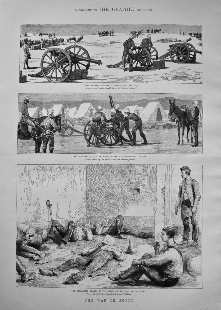 The War in Egypt. 1882.