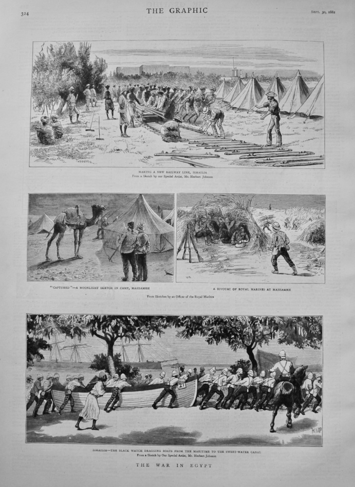 The War in Egypt. 1882.