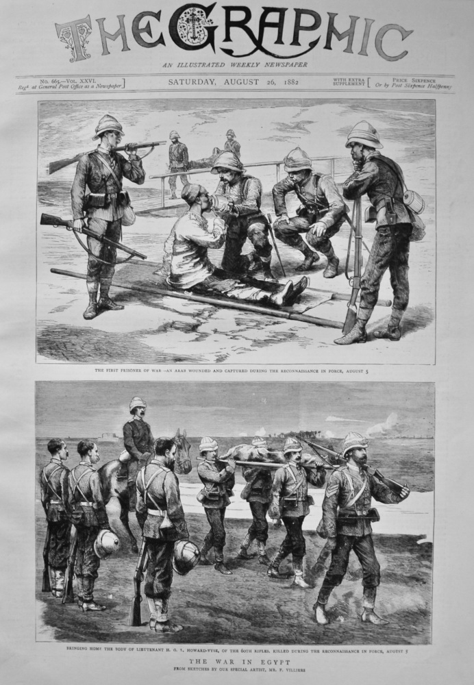 The War in Egypt. 1882. (Front Page).