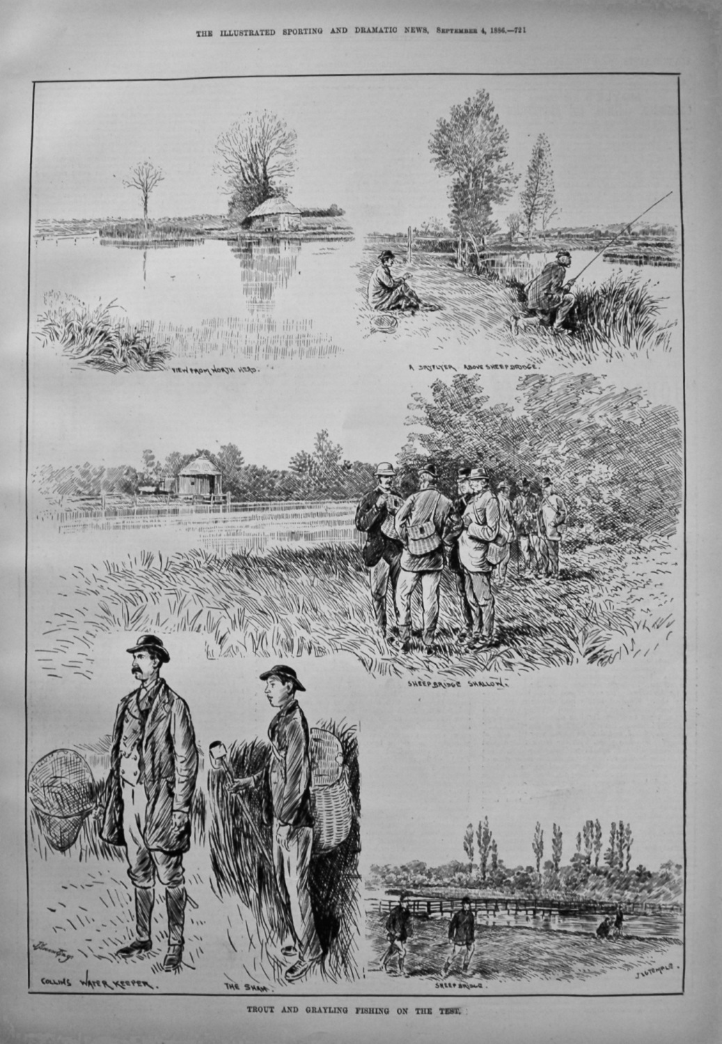 Trout and Grayling Fishing on the Test. 1886