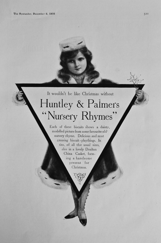 Huntley & Palmers "Nursery Rhymes" 1905.