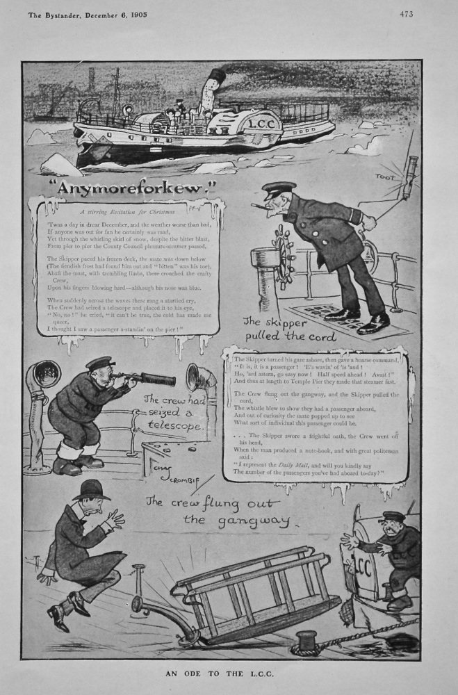 An Ode To The L.C.C. 1905.