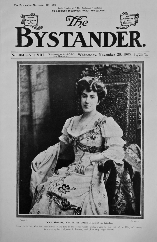 The Bystander. November 29th, 1905.