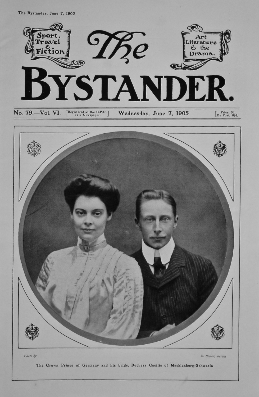 The Bystander. June 7th, 1905. (Front Page).