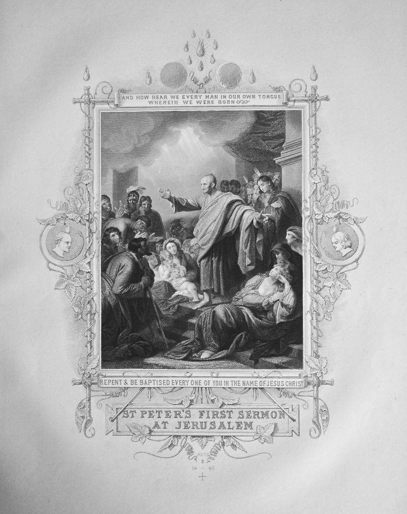 St. Peter's First Sermon at Jerusalem. 1871.