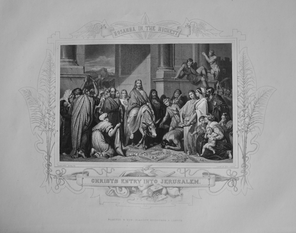 Christs Entry into Jerusalem. 1871.