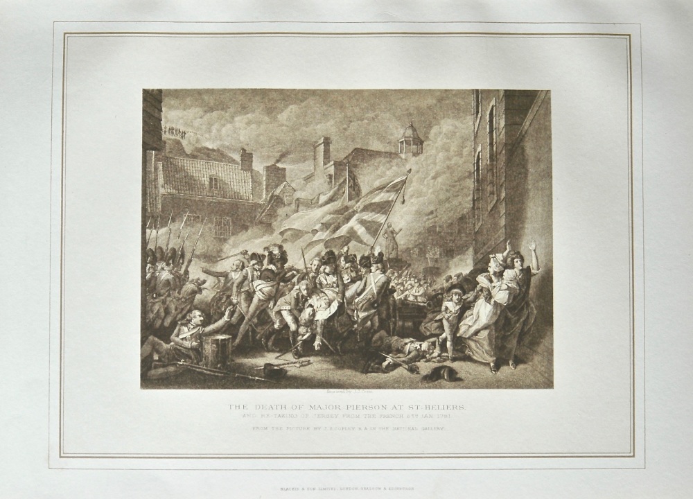 The Death of Major Pierson at St. Heliers, and Re-taking of Jersey from the French 6th. Jan. 1781.