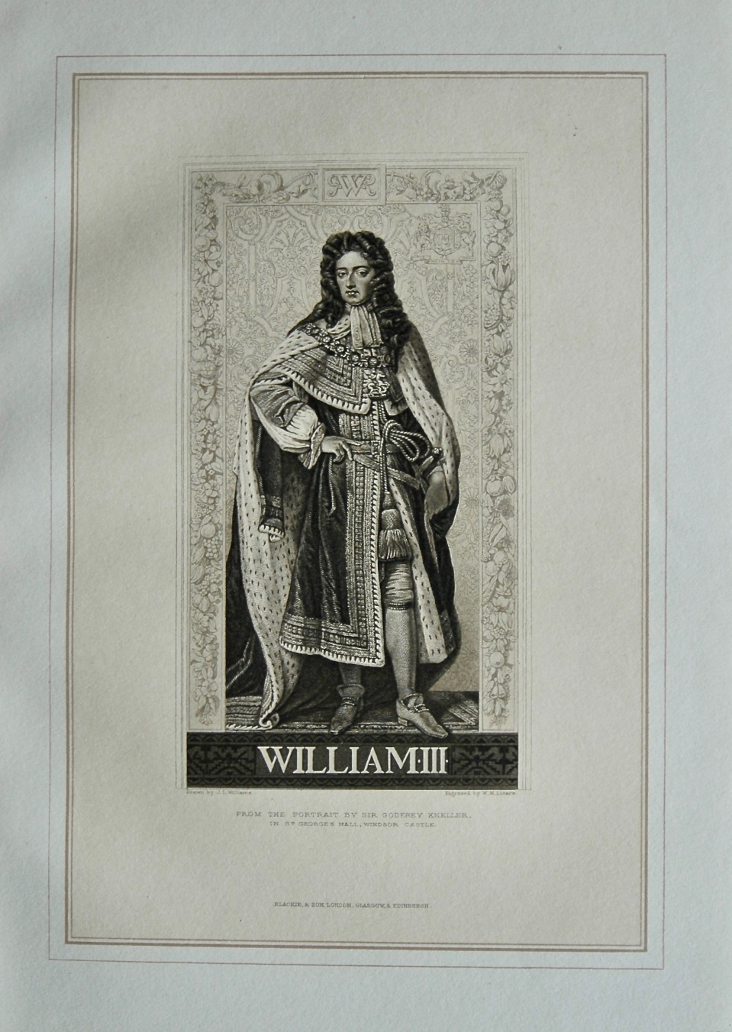 William III. (From the Portrait by Sir Godfrey Kneller, in St. George's Hal