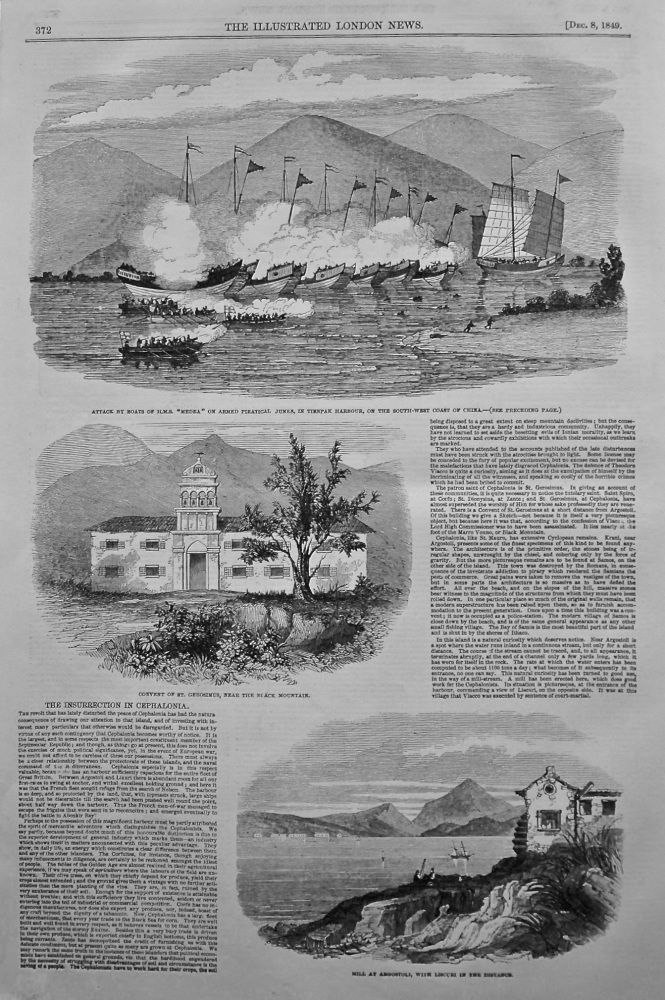 The Insurrection in Cephalonia. 1849.