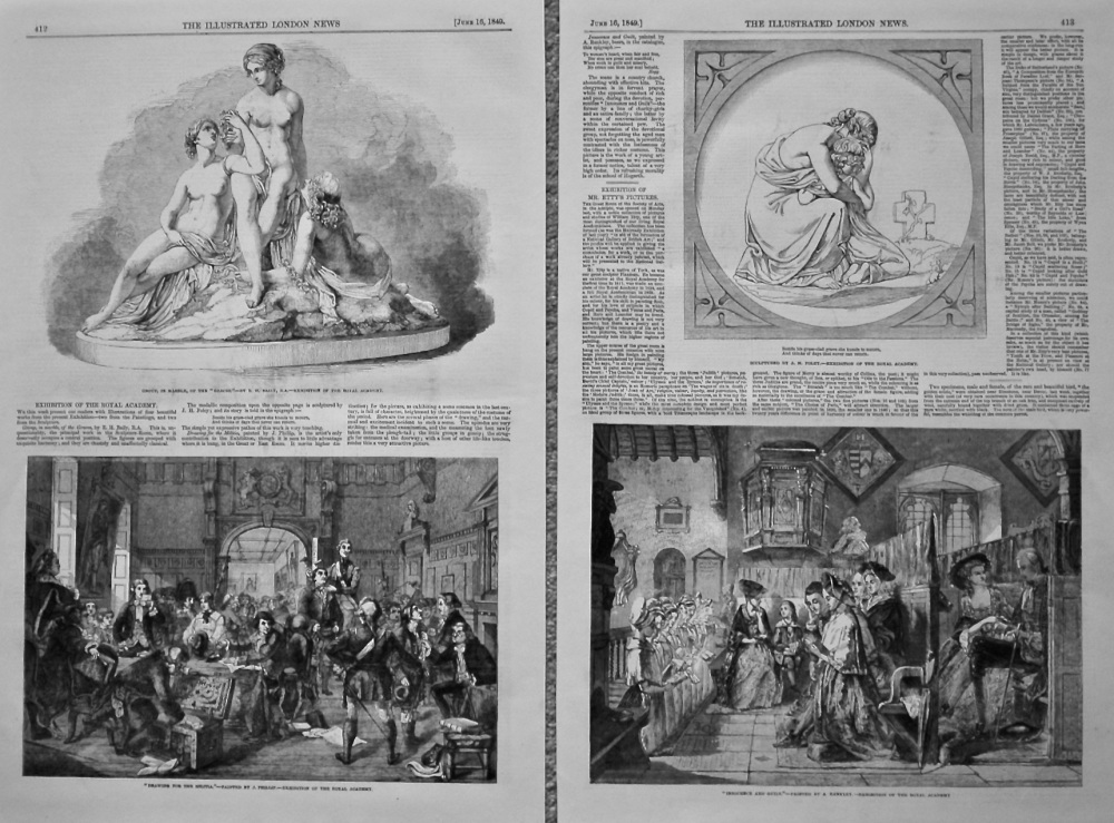 Exhibition of the Royal Academy. 1849.