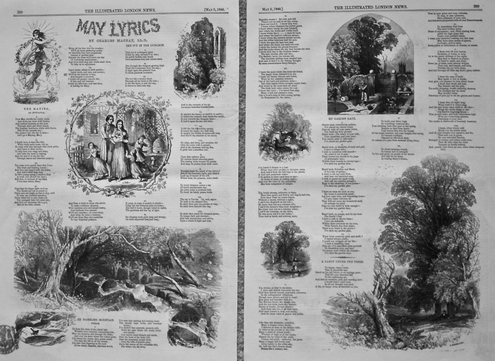 May Lyrics. By Charles Mackay, L.L.D. 1849.