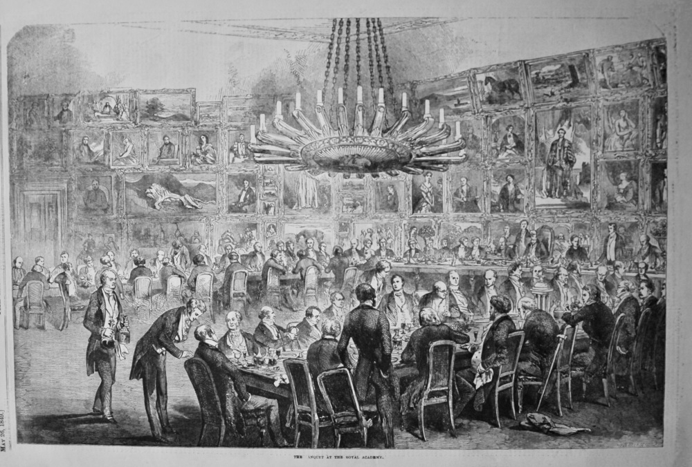 The Banquet at the Royal Academy. 1849.