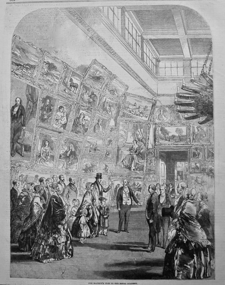 Her Majesty's Visit to the Royal Academy. 1849.