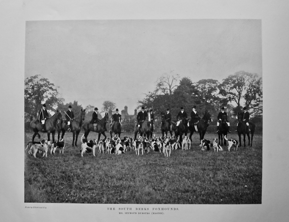 The South Berks Foxhounds. Mr. Seymour Dubourg (Master). 1908.