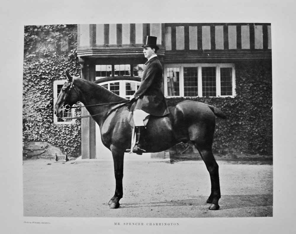 Mr. Spencer Charrington. (On Horseback) 1908.