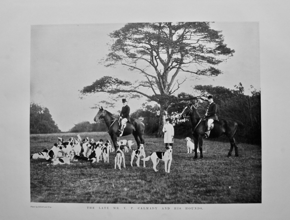 The Late Mr. V. P. Calmady and His Hounds. 1908.