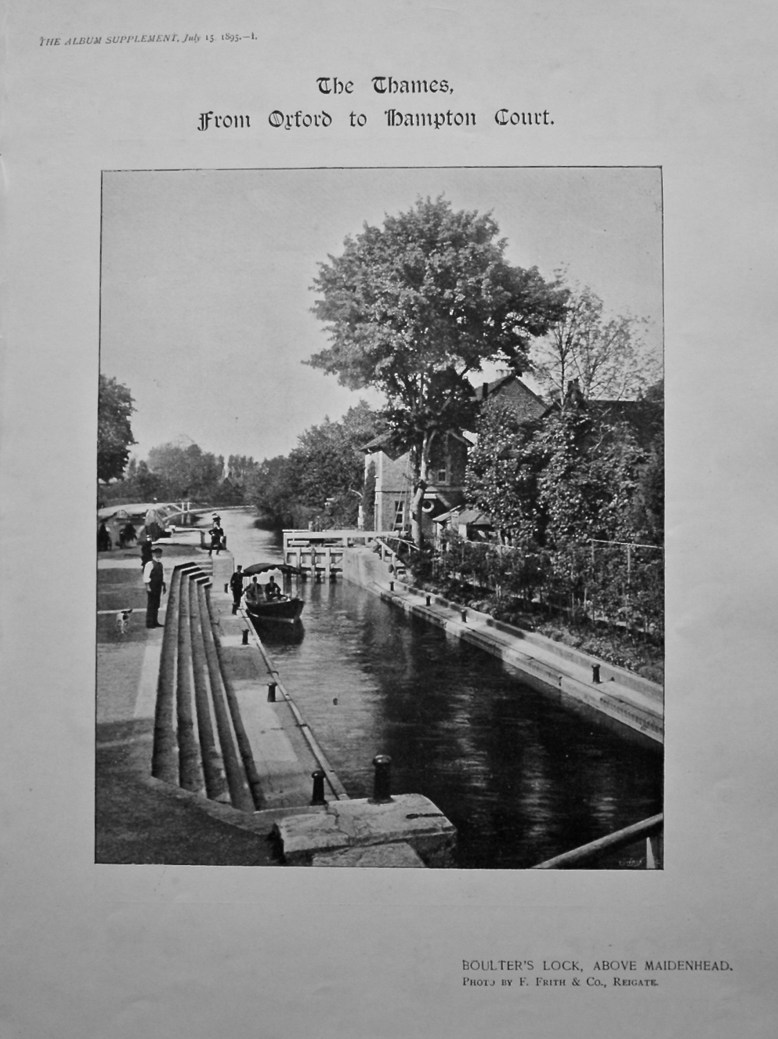 The Thames from Oxford to Hampton Court. 1895.