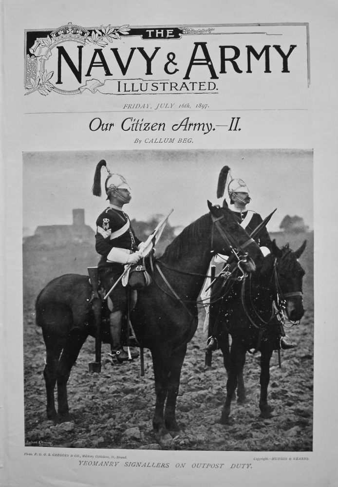 Navy & Army Illustrated : Our Citizen Army.- II.  July 16th, 1897.