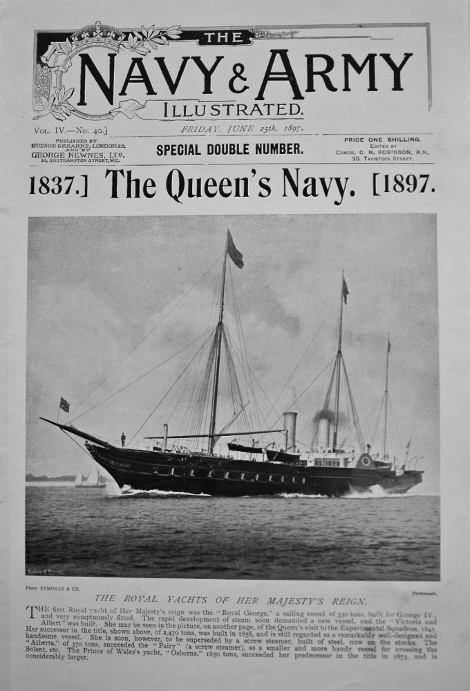 Navy & Army Illustrated : The Queen's Navy. 1837. to 1897.