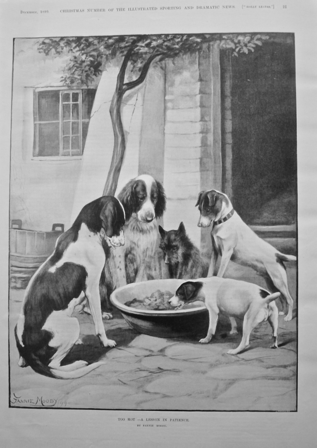 Too Hot -A Lesson in Patience. 1899.