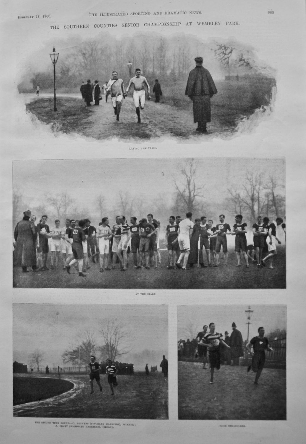 The Southern Counties Senior Championship at Wembley Park. 1900. (Athletics