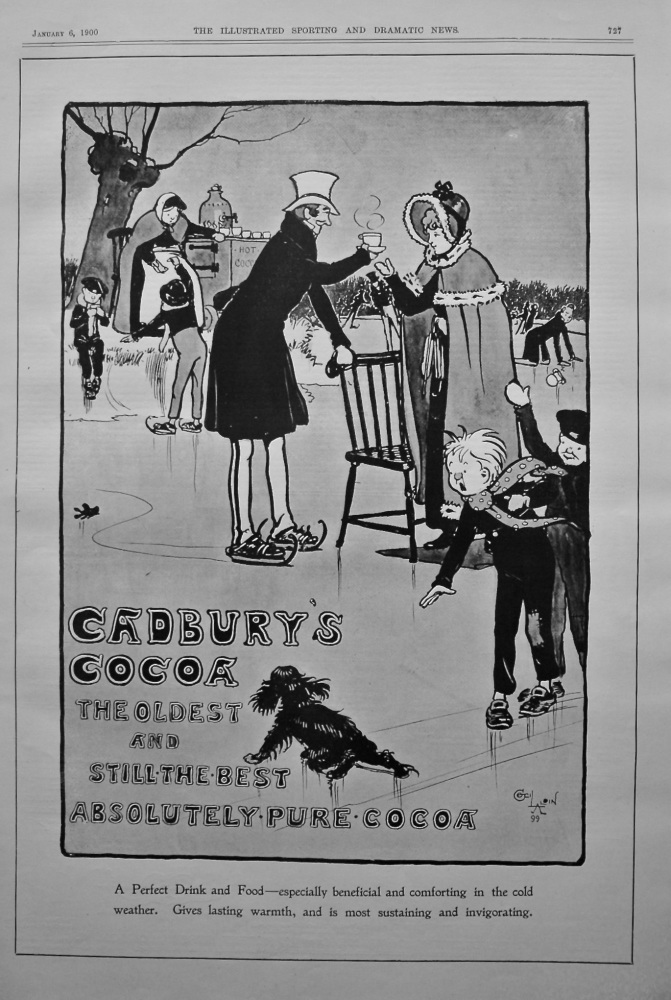 Cadbury's Cocoa. 1900.