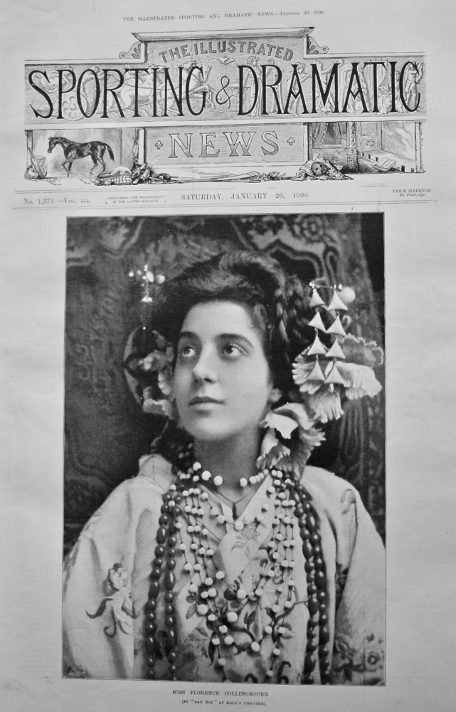 Miss Florence Collingbourn. (In "San Toy" at Daly's Theatre). 1900.