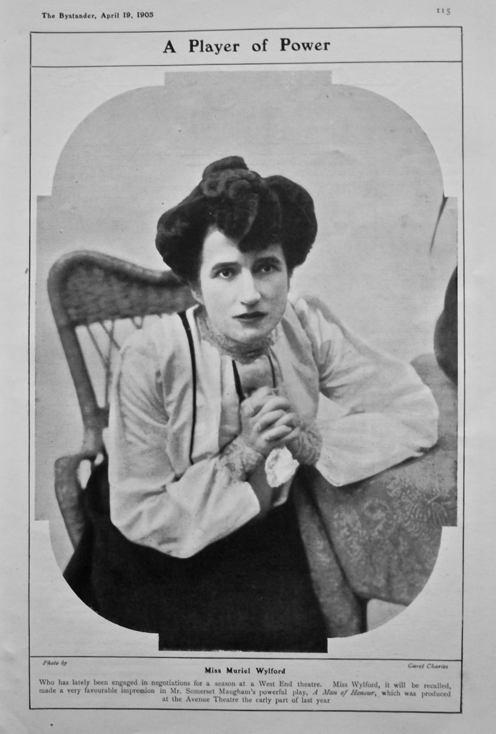 Miss Muriel Wylford. 1905.