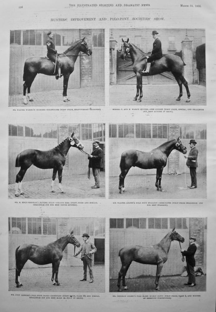 Hunters' Improvement and Polo-Pony Societies Show. 1900.