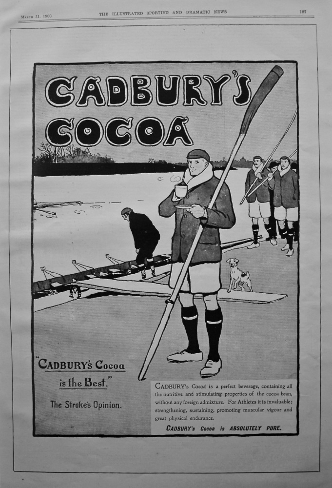 Cadbury's Cocoa. 1900.