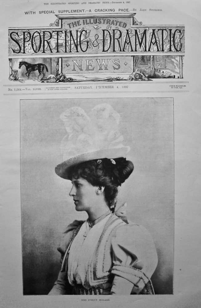 Miss Evelyn Millard. 1897.