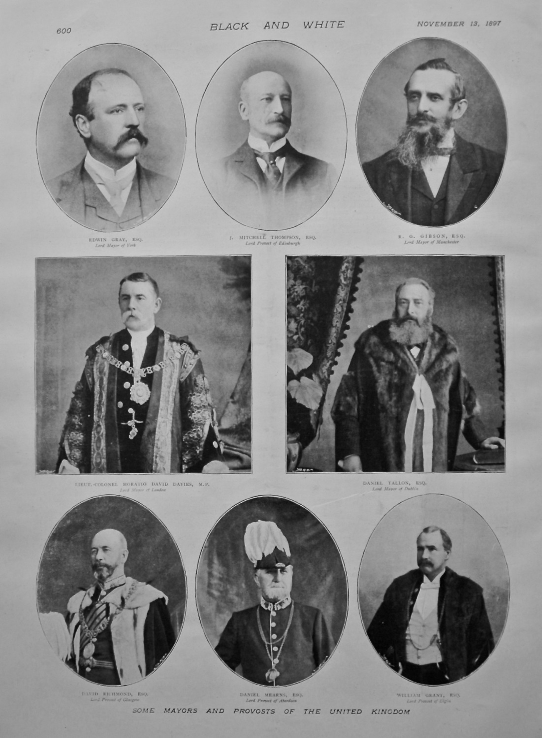 Some Mayors and Provosts of the United Kingdom. 1897.