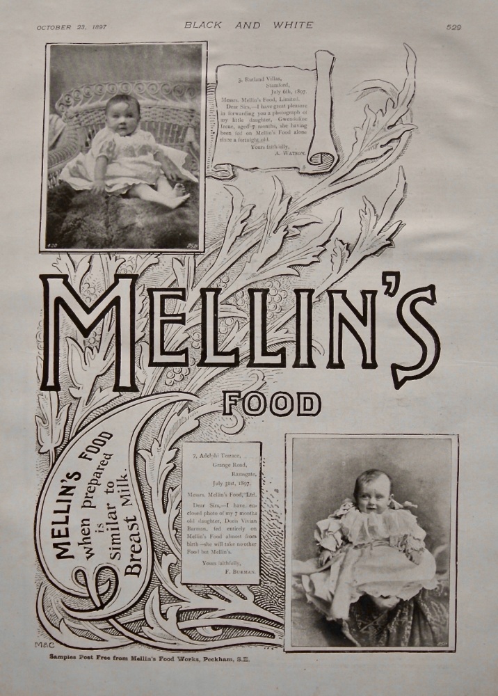 Mellin's Food. 1897.