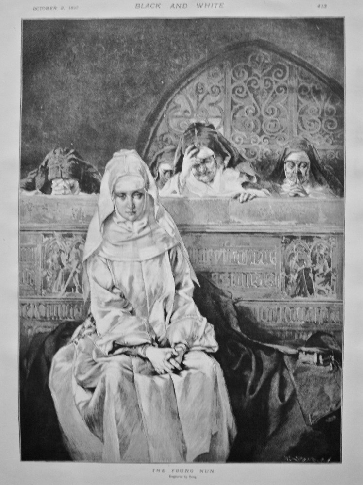 The Young Nun. 1897.