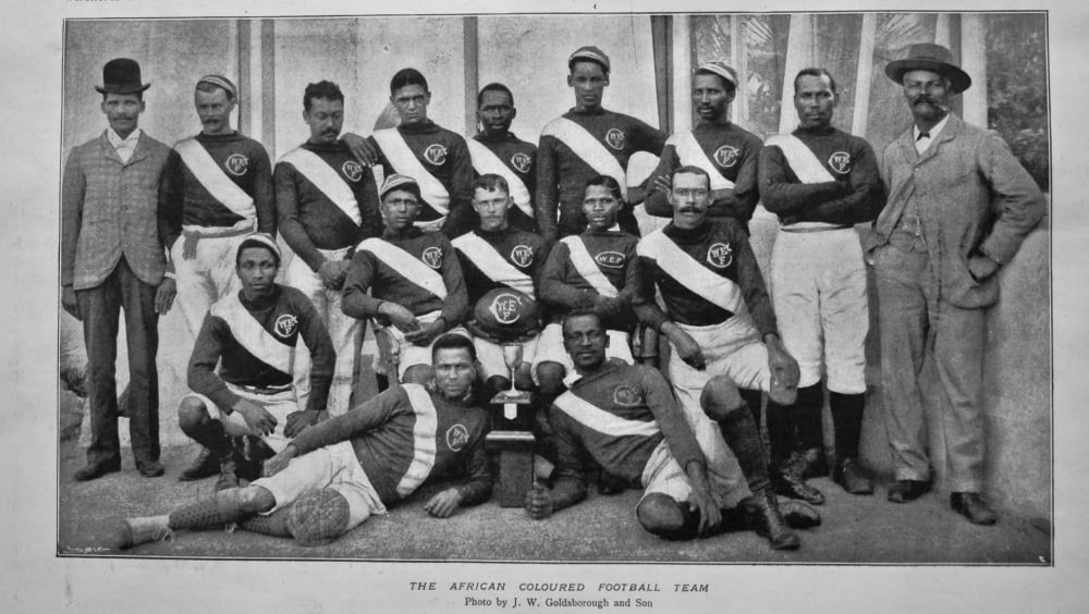 The African Coloured Football Team. 1897.