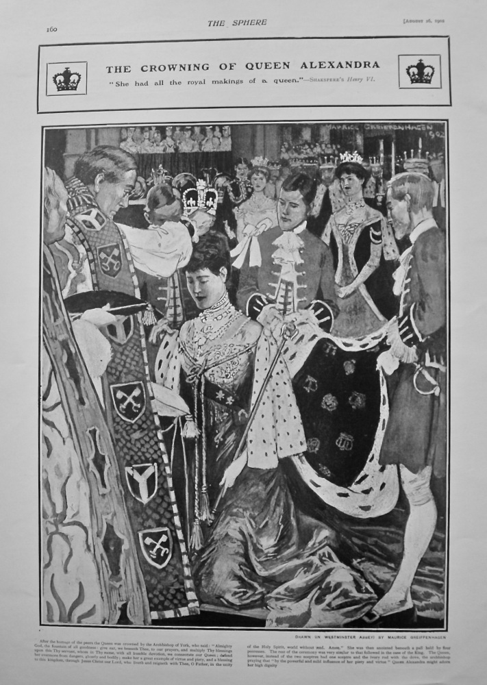 The Crowning of Queen Alexandra. 
