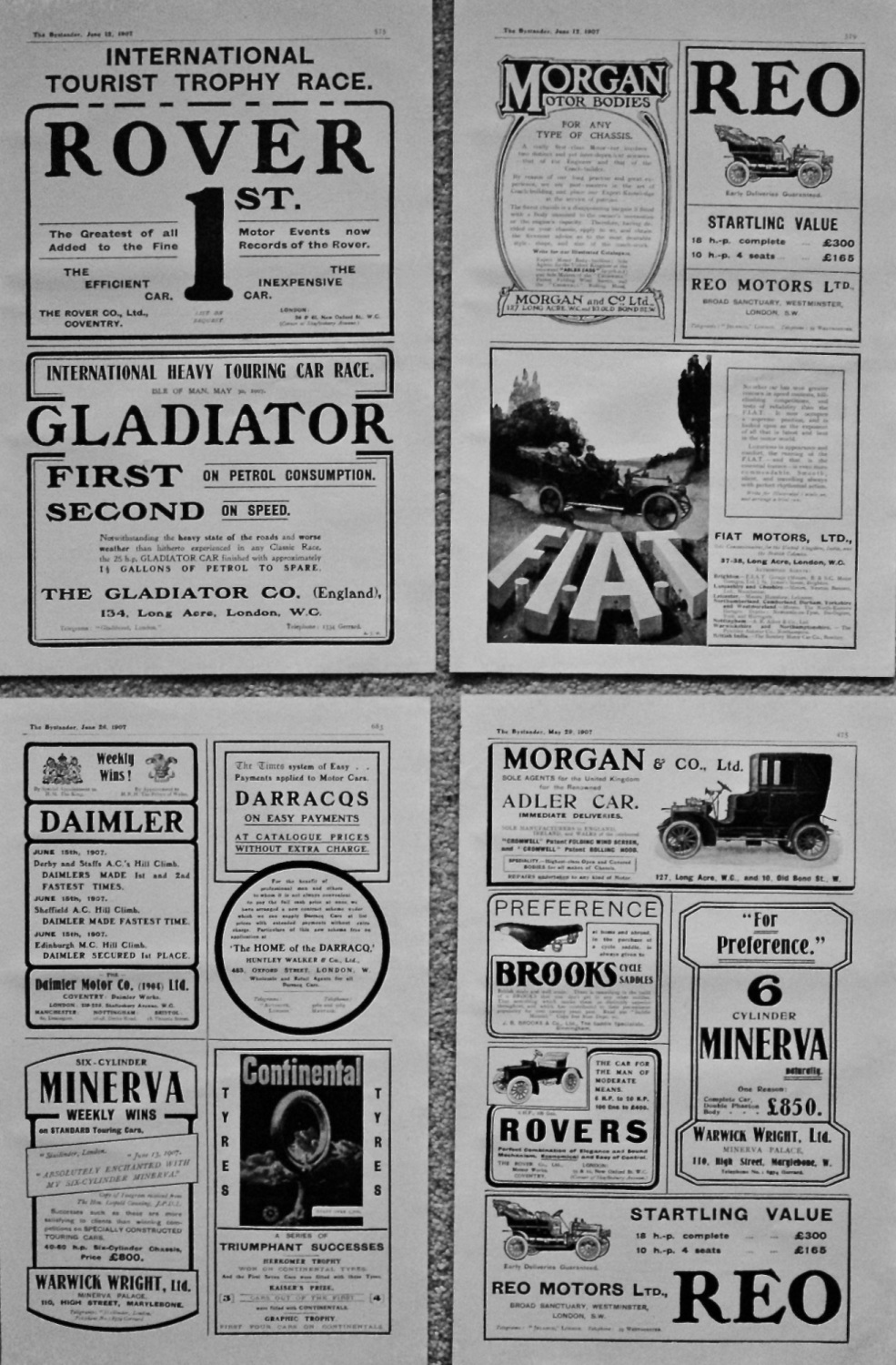 Adverts. 1907.