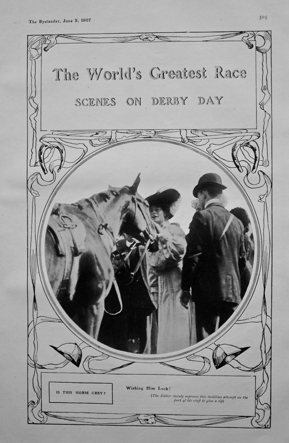 The World's Greatest Race : Scenes on Derby Day. 1907.