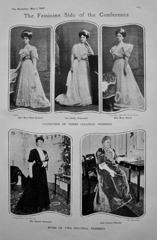 The Feminine Side of the Conference. 1907.